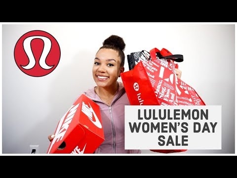 lululemon international women's day sale 2019