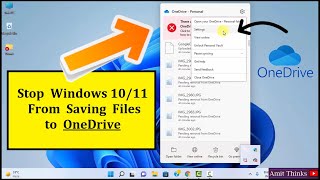 How to Stop Windows 10/ 11 From Saving Files to OneDrive | Remove the red cross on folder icons screenshot 4