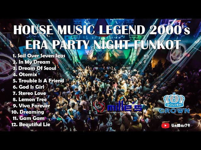 DJ DUGEM HOUSE MUSIC MILLENIUM & GOLDEN CROWN MANTAP BUAT YG LAGI TINGGI NONSTOP FUNKOT 2000's class=