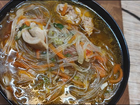 Суп с вешенками и фунчозой! Его стоит попробовать!
