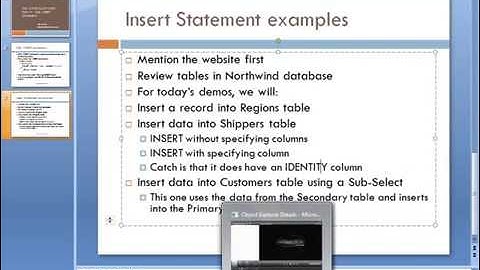SQL Tutorials by Kash 6 - SQL Insert Statement in MS SQL 2012