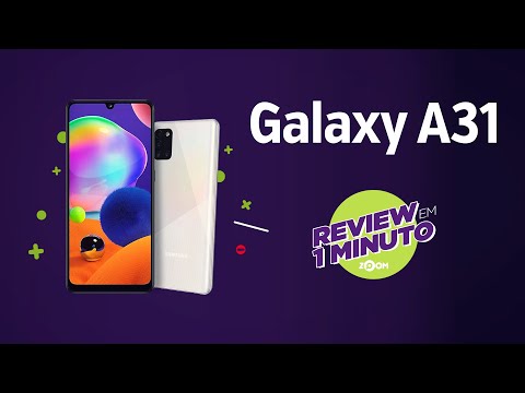 Samsung Galaxy A31 - Ficha T cnica   REVIEW EM 1 MINUTO - ZOOM