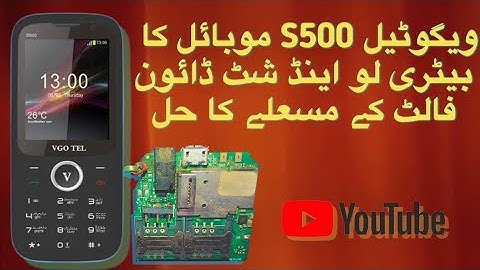 Vgotel S500 Low Battery Shutdown Problem.