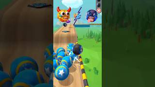 Going Balls || Emoji ball vs Snooker ball unexpected Flying challenge #youtubeshorts #goingbolls