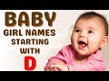 Collection Of Baby Girl Names Starting With Letter D