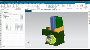 NX CAM sample1_cam6   (Simulate Machine)