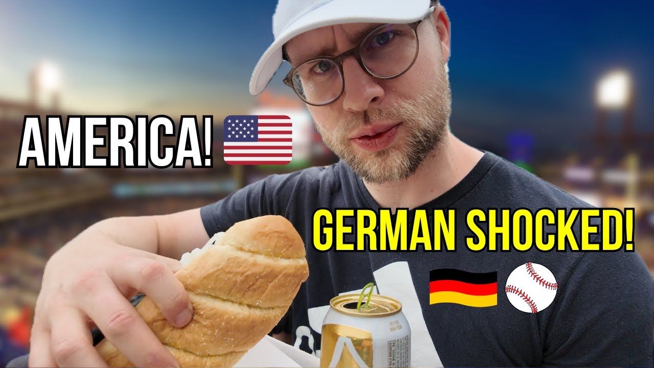 German Tries American Baseball: Mariners, Bratwurst Test, & Anthem Torture! ⚾🌭