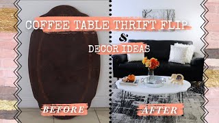 COFFEE TABLE THRIFT FLIP/HOW TO DECORATE A COFFEE TABLE/2019