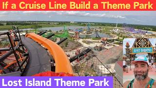 World's NEWEST RMC at Lost Island Theme Park | Epic Rides &amp; Spicy Donuts! 🎢🔥