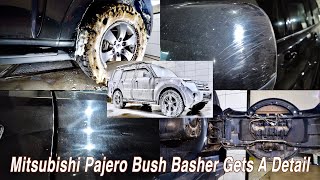 Black Trashed Mitsubishi Pajero Bush Basher Gets a Detail! P1 | Vlog 40.1