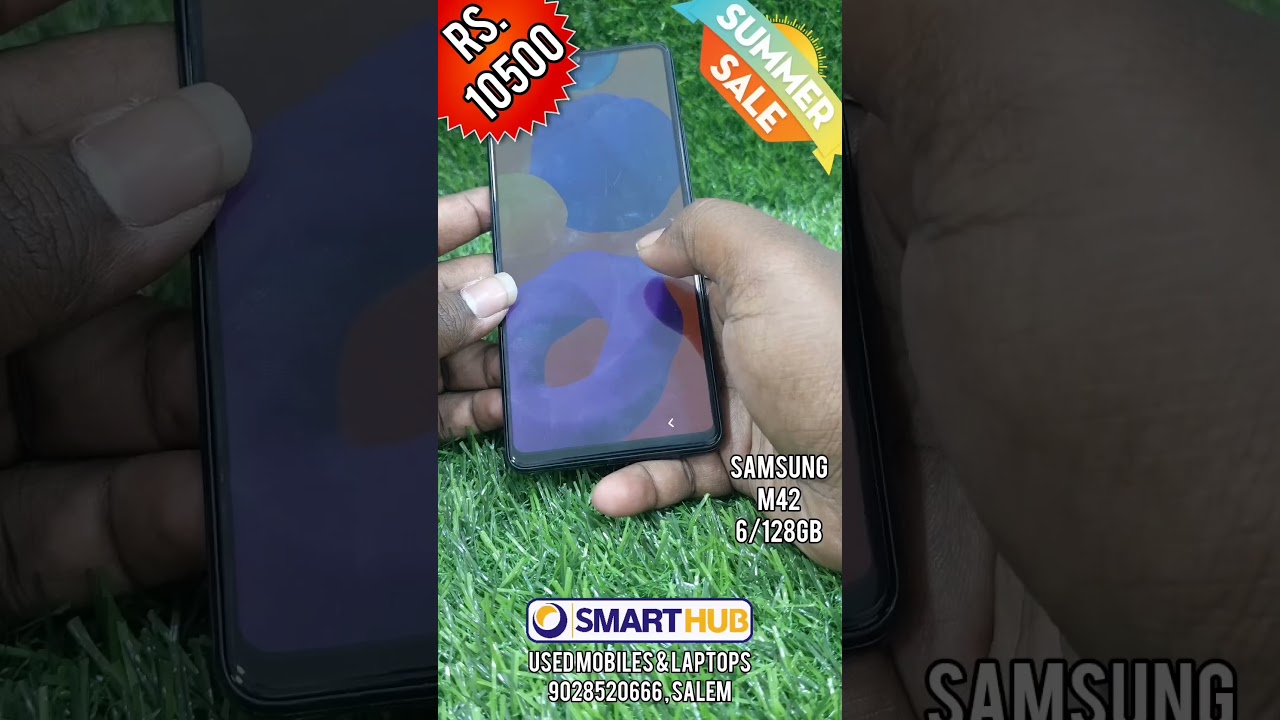 SUMMER SALE BEGINS 💥🎉SAMSUNG M42 6/128GB OFFER PRICE Rs.10500/...only