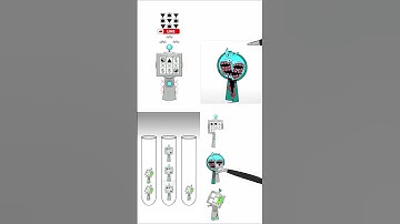 Sprunki OC Casi and Zip Phase Transformation COMPARISON✨(Incredibox Animation) #art #meme #shorts