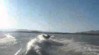 Barrel Roll on the knee board