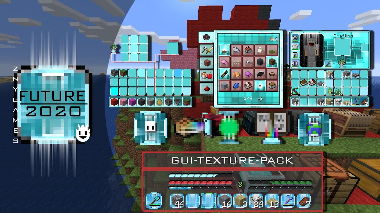 Future Minecraft Gui Texture Pack Youtube