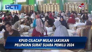 KPUD Cilacap Mulai Lakukan Pelipatan Surat Suara Pemilu 2024 - SIP 21/12