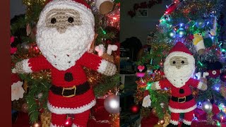 Santa Claus papá Noe amigurumi tejido a crochet