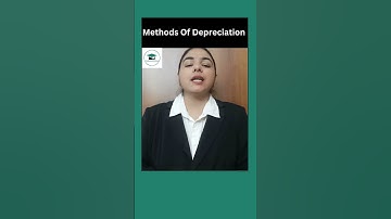 Methods Of Depreciation | CA Foundation Accounts #shorts #accountsatlas