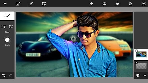 How To Change Background Using PS Touch | PS Touch Editing Tutorial