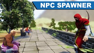 Open World NPC Spawner - UE4 Tutorial #384