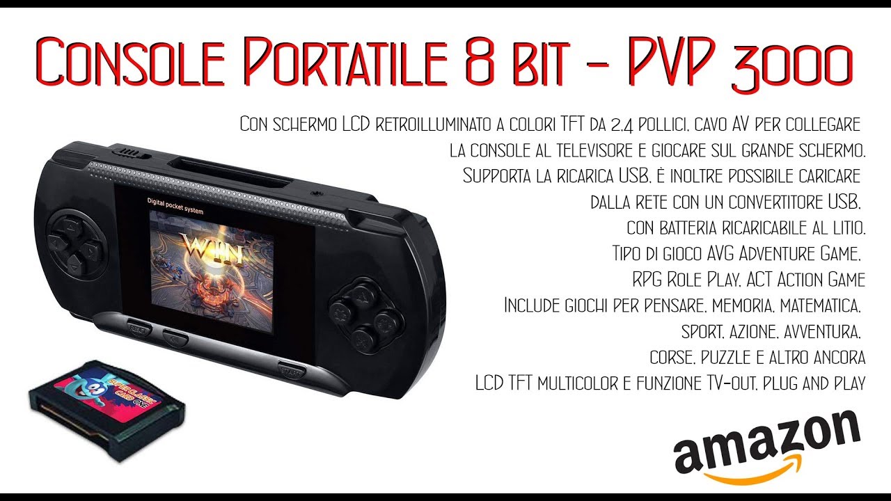 Scopri SUPER POCKET, La Console Portatile Che Riporta In Vita I GIOCHI Cult Anni 80 90 790226 - Foto 5