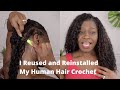 REUSED Saga Human Hair Crochet | Protective Style Challenge Update