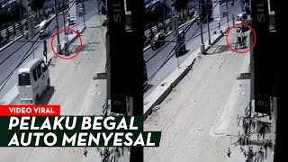 VIRAL! Aksi Dua Orang Begal Gagal Karena Ini