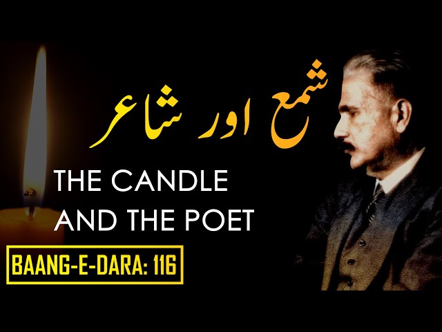 Baang-e-Dara: 116 | Shama Aur Shair | The Candle And The Poet | Allama Iqbal | Iqbaliyat | AadhiBaat class=