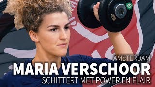 Maria Verschoor schittert met power en flair bij Amsterdam