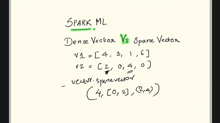 Spark ML Tips : Dense Vector Vs Sparse Vector