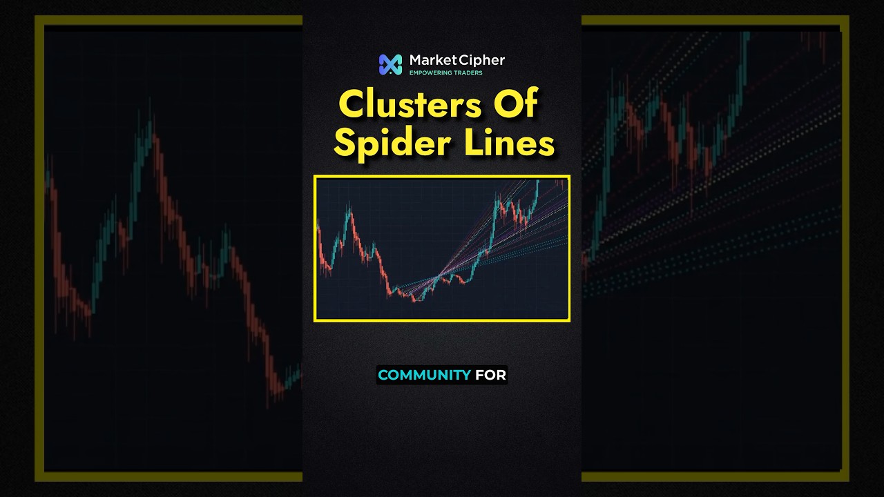 Cluster Spider Lines 🕸️ #marketcipher #cryptoface #spiderlines #mc #cf  #support #trading #btc - YouTube