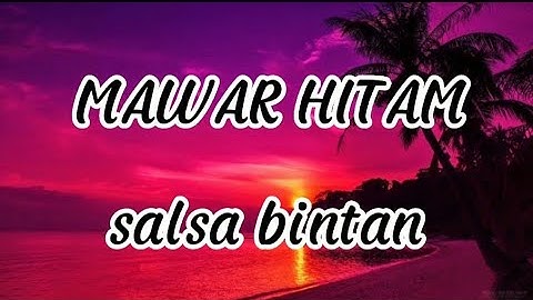 MAWAR HITAM - TIPE X - COVER BY SALSA BINTAN ( LIRIK LAGU )
