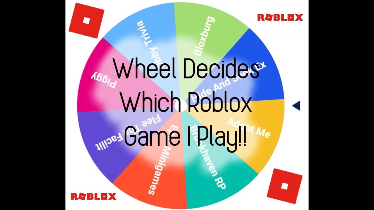 Wheel Decides Which Roblox Game I Play!! - YouTube