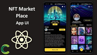 NFT Buy Sell Market Place App Template in React Native | Multi Language screenshot 1