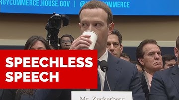 Speechless Speech / MARK ZUCKERBERG