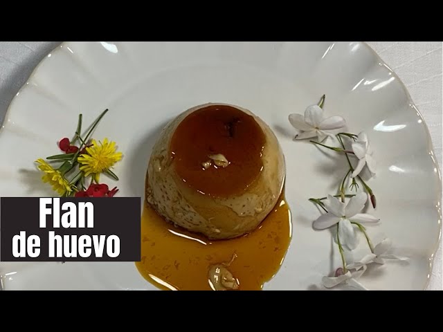 FLAN DE HUEVO  Terrones de azúcar