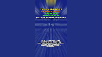 广东一小米su7撞2人后起火焚毁 小米汽车回应湛江su7事故 驾驶员非车主本人 手动驾驶状态下发生事故 电动二轮车电池挤压和变形起火 引燃事故车辆 小米 小米su7 广东 抖音小助手 