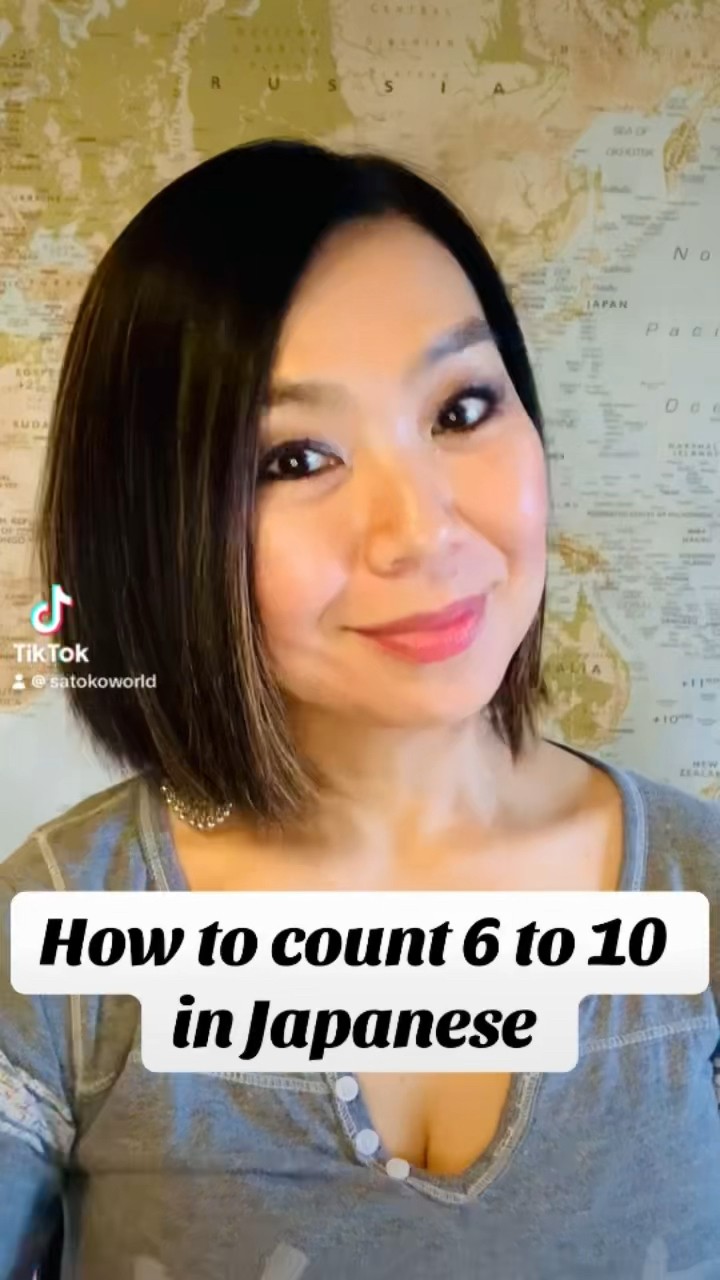 How to count 6 to 10 in #japanese #japaneselanguage #nihongo