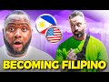 American speaks tagalog like a local street interview 