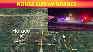 BREAKING NEWS: House Fire Call In Horace, North Dakota