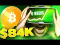 $84,000 Bitcoin In 6 Weeks! | I