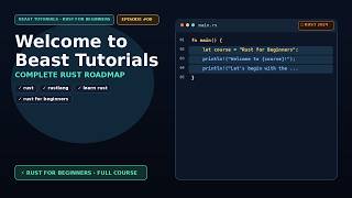 Rust for Beginners #0: Welcome to Beast Tutorials (The Complete Rust Roadmap)