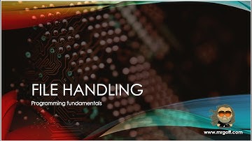 OCR GCSE Computer Science with Mr Goff: 37. File handling