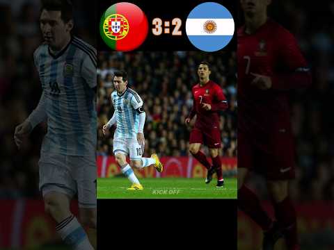 Portugal 🆚️ Argentina | World Cup Final 2026 | Imaginary Ronaldo vs Messi #shorts #football