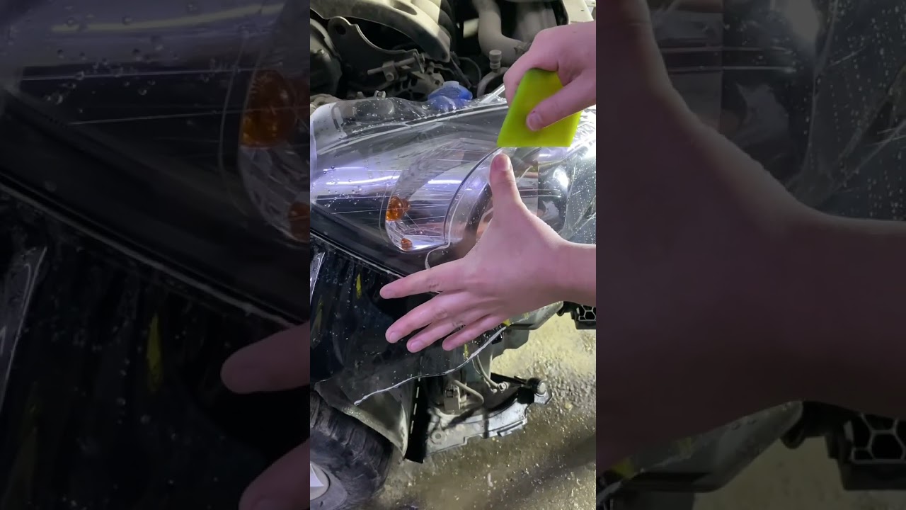 Восстановление фар Kia Ceed шлифовка, полировка, бронирование. С/у бампера. С/у птф.