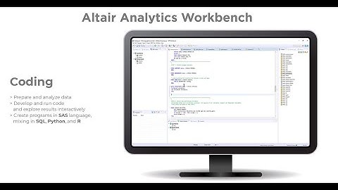 Altair Analytics Workbench: An Overview