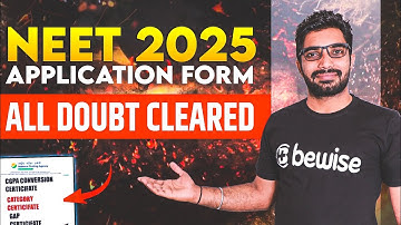 NEET 2025 Application Form All Doubts Cleared | Full Guide by Sunil Nain Sir #neet2025