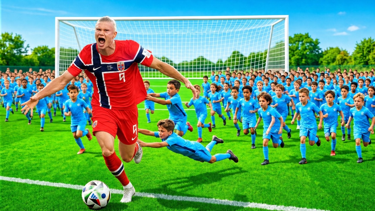 100 Kids vs 1 PRO Footballer