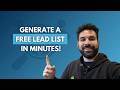 How to Generate a FREE Lead List for Your Marketing Agency in Minutes!