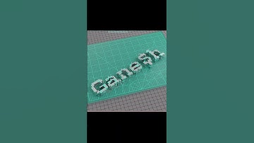 White Model vs Rendering #blender #3d #3danimation #geometry #geometrynodes #ganesh #shorts