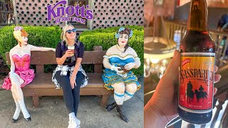 Knott&#39;s Berry Farm Fun Afternoon! Food, Drinks, Music, Train Ride, &quot;Knott&#39;s Preserved&quot; Show &amp; More!